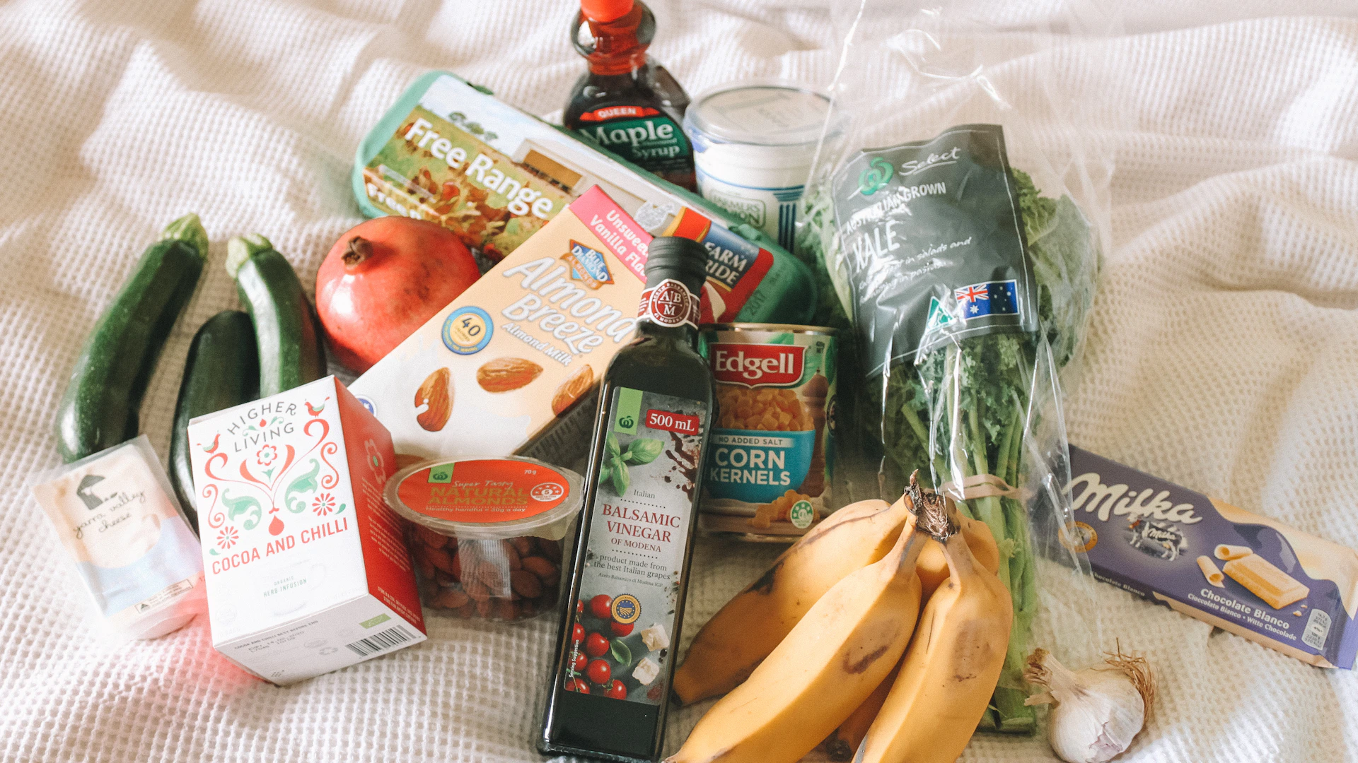Fresh groceries in a paper bag — Peasley Store hero